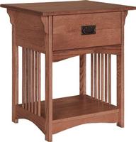 CVW Mission 1 Drawer Nightstand