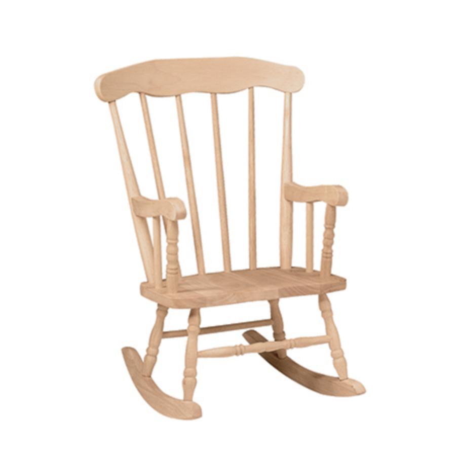 Whitewood Child's Boston Rocker