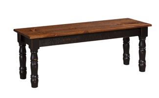 Honorwood 4 Foot Farm Bench With Turned Legs