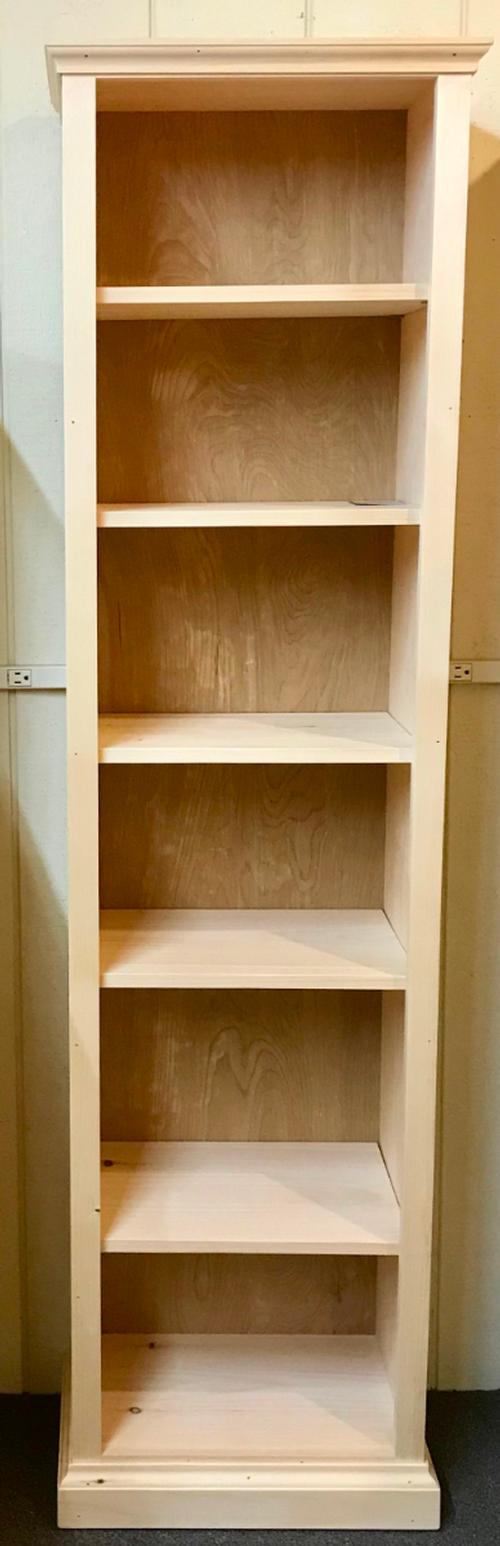 Andy’s Pine Face Frame w/ Molding Bookcase