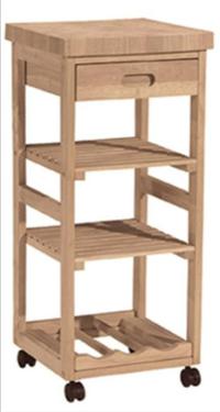 Whitewood Trolley Cart