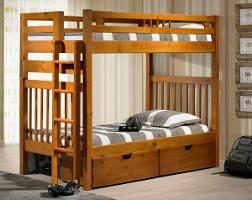 Innovations Sacramento Twin/Twin Bunk Bed with Under Bed Drawers