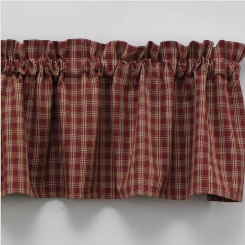 Sturbridge Tailored Valance in Wine