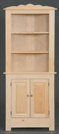 Noble Road 2 Door Corner Hutch