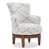 Best Justine Swivel Barrel Chair