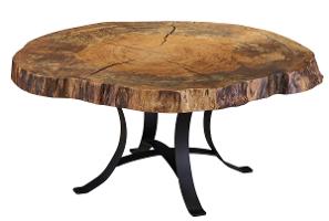 Ebony Spalted Sycamore Live Edge Coffee Table
