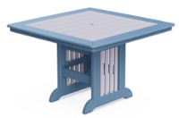 Beaver Dam Polyvinyl Mission Square Dining Table