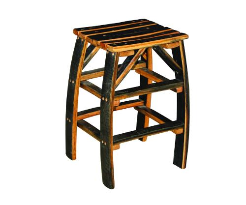 Fighting Creek Slat Top Stool w/ No Back