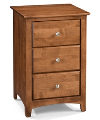 Archbold Shaker 3 Drawer Nightstand