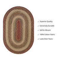 Homespice Pumpkin Pie Cotton Rug