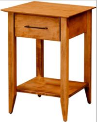 CVW Simplicity 1 Drawer Nightstand