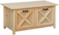 Riehl's Pine Barn Door Coffee Table