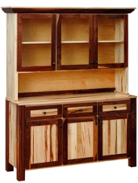 Riehl's Pine Maple & Walnut Large Hutch