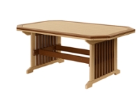 Finch Mission Table with Border