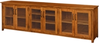 CVW Entertainment Cabinet w/ Glass Doors