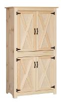 Riehl's Pine Barn Door Pantry