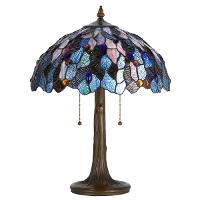 Cal Blue Wonder Tiffany Lamp