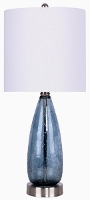 Sapphire Blue Glass Lamp
