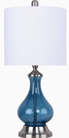 Flared Sapphire Blue Lamp