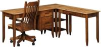 CVW Simplicity 3 Piece Corner Desk