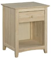 Whitewood Lancaster 1 Drawer Nightstand