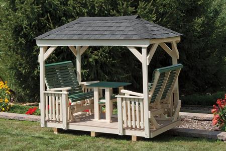 Poly Vinyl Gazebo Glider