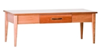 Woodforms Willow Cherry Cocktail Table w/ Drawer