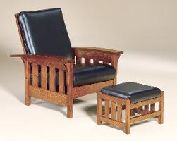 AJ's Bow Arm Morris Chair and Footstool