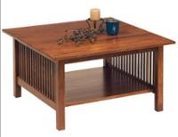 Elm Crest Mission Square Coffee Table