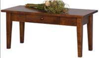 Elm Crest Shaker Coffee Table with Drawer
