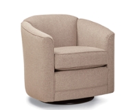 Smith Brothers 506 Swivel Barrel Chair